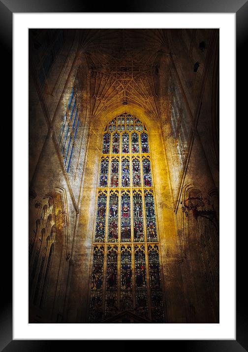 Bath Abbey Framed Mounted Print by Svetlana Sewell