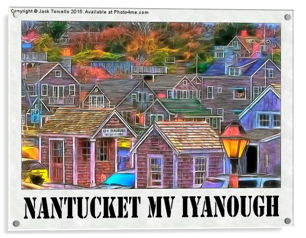  Nantucket Ferry Acrylic by Jack Torcello