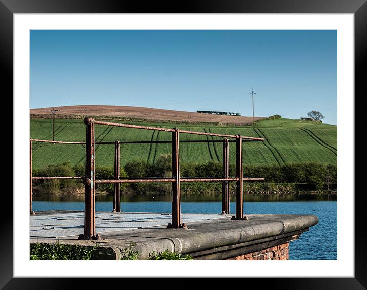 Rusty Railings Framed Mounted Print by Chris Watson