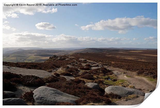  Stanage Edge Print by Kevin Round