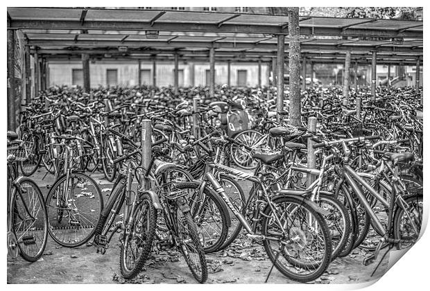 More Bikes Print by Paul Williams