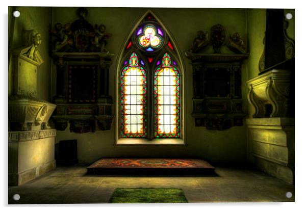  Derelict Chapel Acrylic by Svetlana Sewell