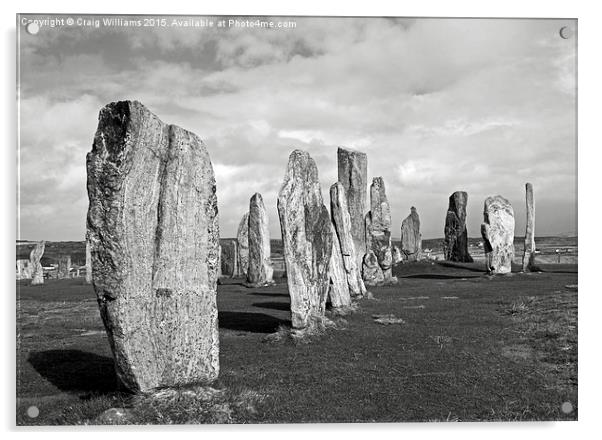  Callinish Stones I Acrylic by Craig Williams