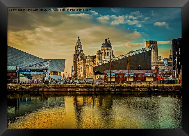  Liverpool Framed Print by Pete Lawless