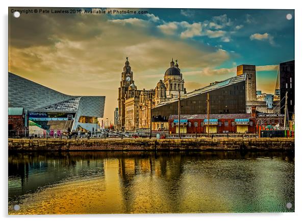  Liverpool Acrylic by Pete Lawless