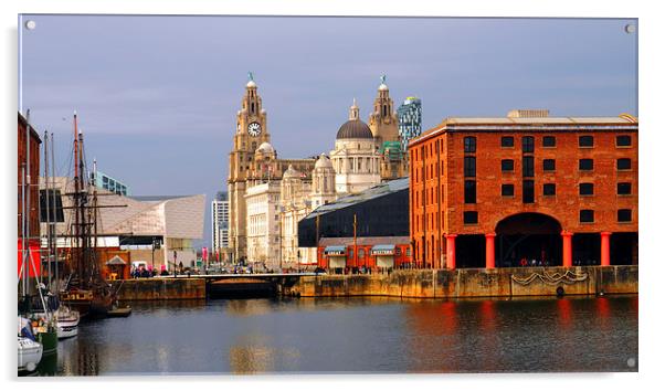 Liverpool Acrylic by Victor Burnside