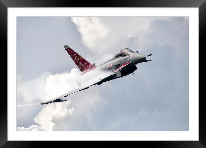  Red Tail Typhoon Framed Mounted Print by J Biggadike