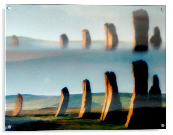  standing stones-orkney  Acrylic by dale rys (LP)