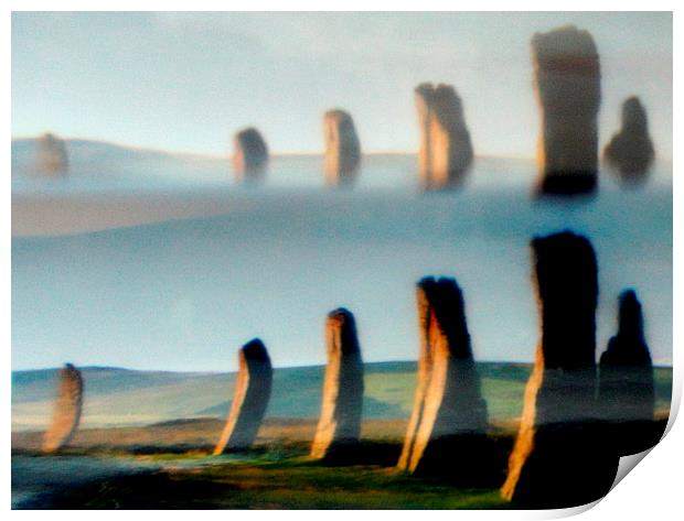  standing stones-orkney  Print by dale rys (LP)