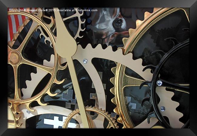 Clockwork Framed Print by Howard Corlett