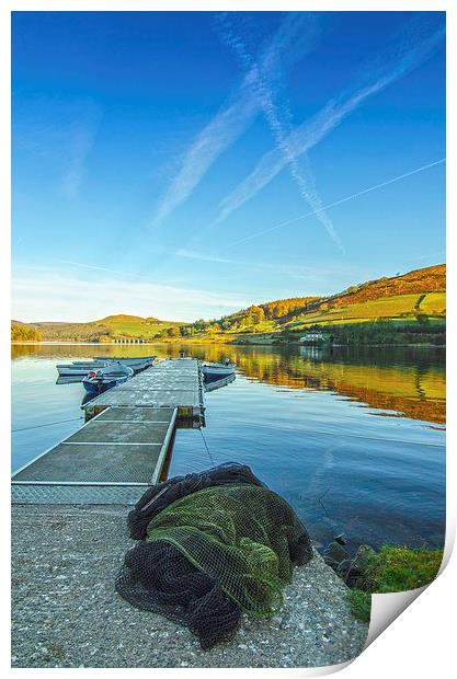  Lady Bower Fishing Trip Print by Thomas Hipkiss