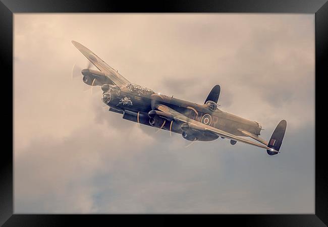  Lancaster Bomber Framed Print by Chris Paul