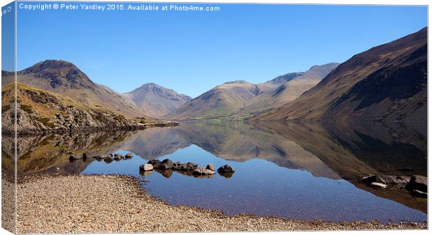  Wastwater #2 Canvas Print by Peter Yardley