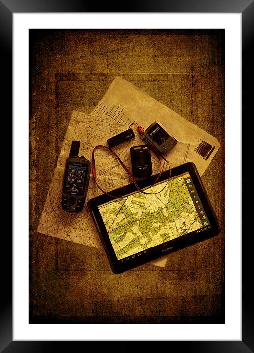 Maps are everything Framed Mounted Print by Piotr Tyminski