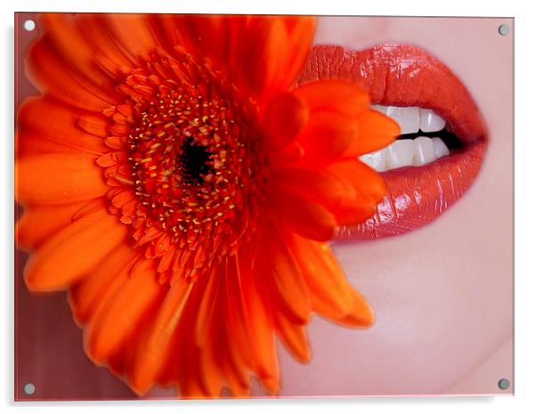  Flowers on the Lips Acrylic by pristine_ images