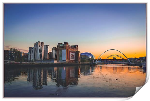  Toon Sunset Print by Rob Seales