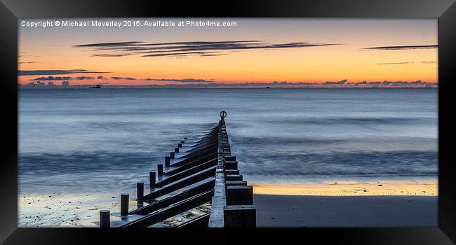  Sunrise Aberdeen Beach Framed Print by Michael Moverley