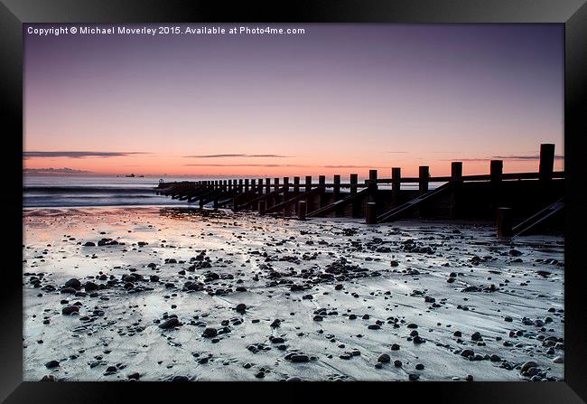  Sunrise Aberdeen Beach Framed Print by Michael Moverley