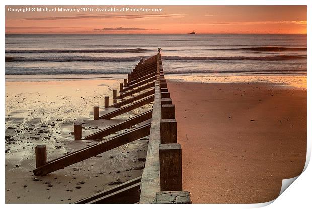  Sunrise Aberdeen Beach Print by Michael Moverley