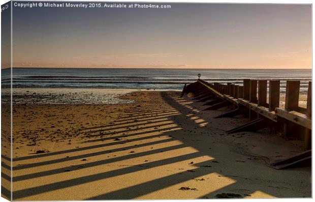  Sunrise at Aberdeen Beach Canvas Print by Michael Moverley