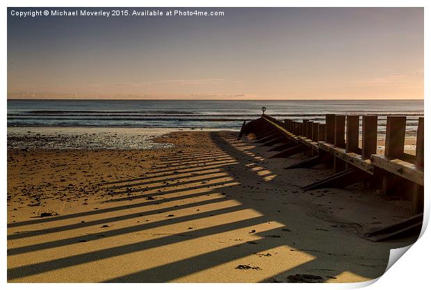  Sunrise at Aberdeen Beach Print by Michael Moverley