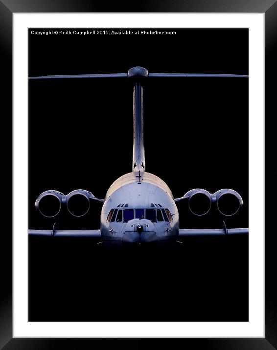  Vickers VC-10 Framed Mounted Print by Keith Campbell