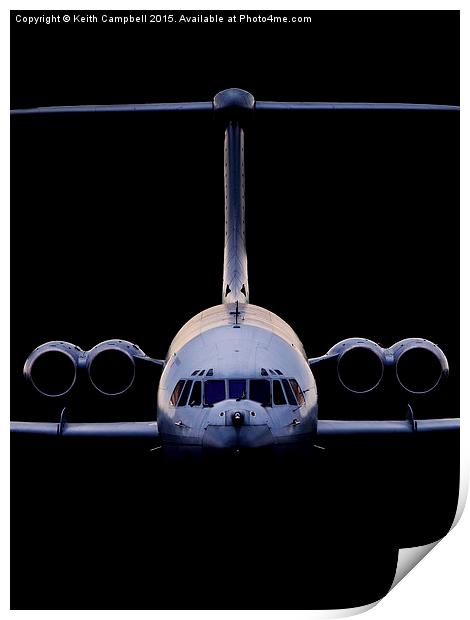  Vickers VC-10 Print by Keith Campbell