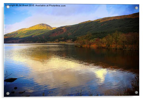 Majestic Loch Eck Acrylic by Jane Braat