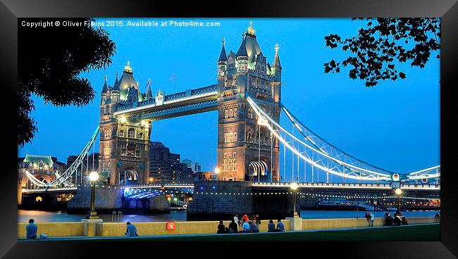  Tower Bridge Framed Print by Oliver Firkins