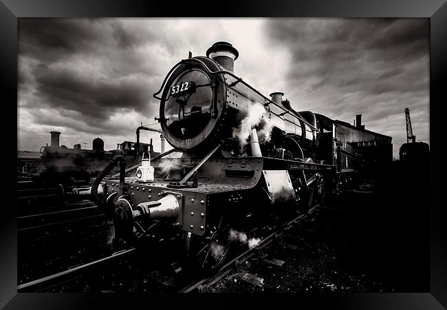 Steam Train Engine Framed Print by Oxon Images