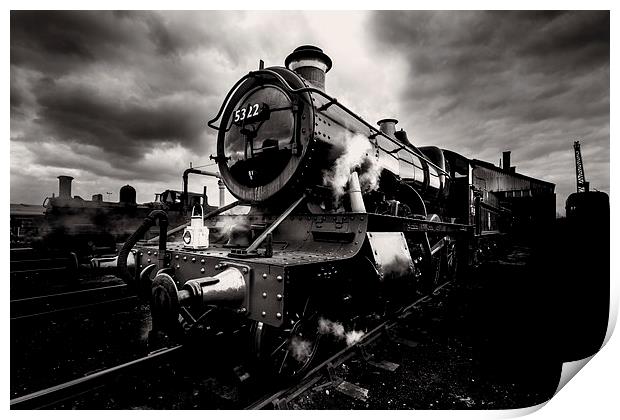 Steam Train Engine Print by Oxon Images