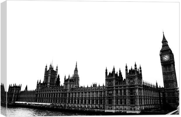 Parliament Canvas Print by Steven Day