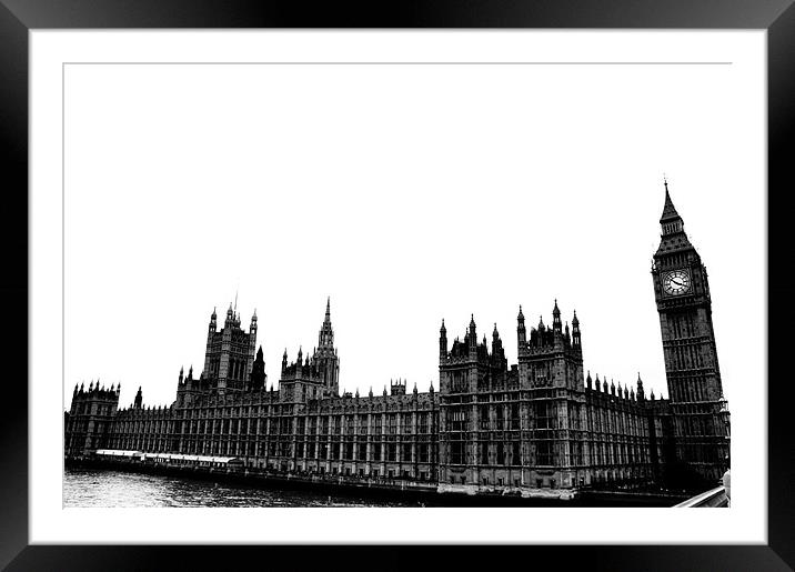 Parliament Framed Mounted Print by Steven Day