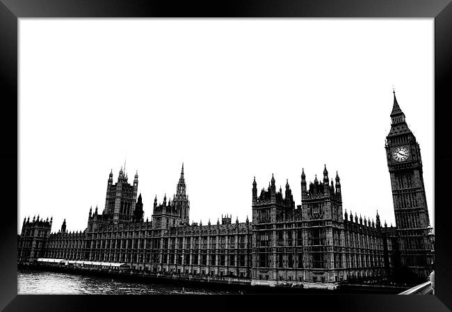 Parliament Framed Print by Steven Day