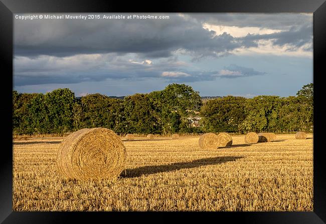  Sunset over Aberdeenshire Framed Print by Michael Moverley