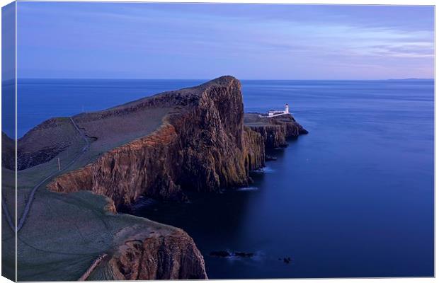  Neist Point Lighthouse Canvas Print by Stephen Taylor