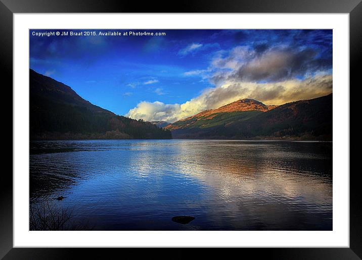 Jubilee Viewpoint in Argyll  Framed Mounted Print by Jane Braat