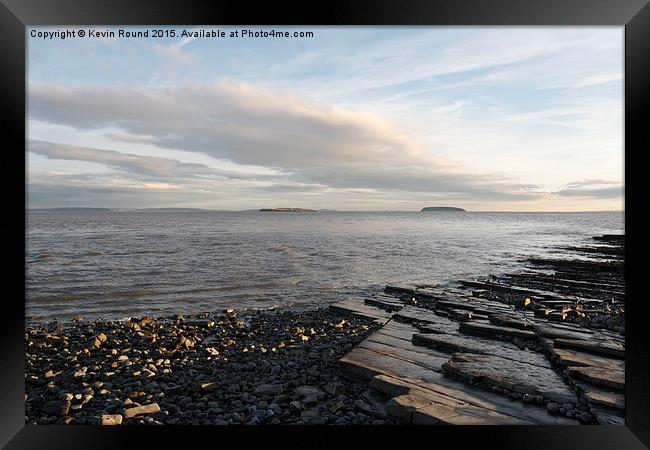  Lavernock Point Framed Print by Kevin Round