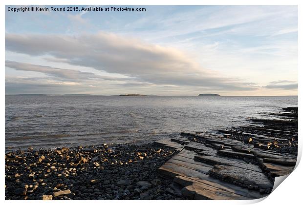  Lavernock Point Print by Kevin Round