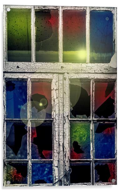 Rainbow Window Acrylic by Svetlana Sewell
