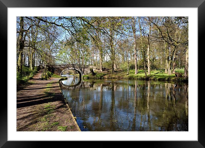 The Lancaster Canal Framed Mounted Print by Gary Kenyon