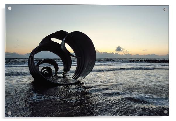 Marys Shell In The Sea Acrylic by Gary Kenyon