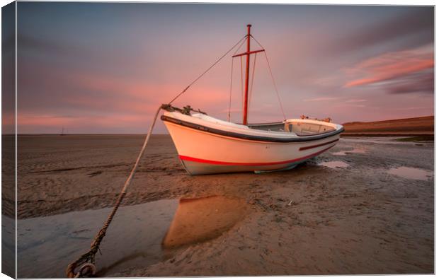  "Sunset on a North West Beach" Canvas Print by raymond mcbride