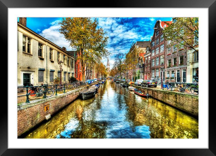Amsterdam in Autumn Framed Mounted Print by Svetlana Sewell