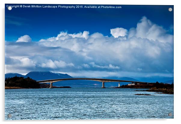  The Skye Bridge Acrylic by Derek Whitton