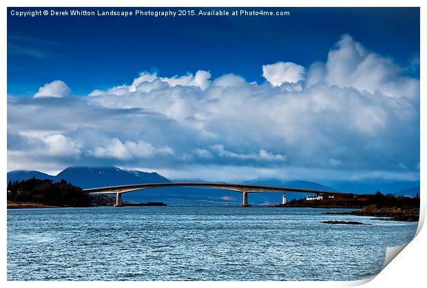  The Skye Bridge Print by Derek Whitton