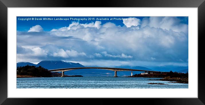  The Skye Bridge 2 Framed Mounted Print by Derek Whitton