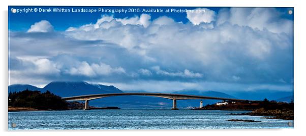  The Skye Bridge 2 Acrylic by Derek Whitton