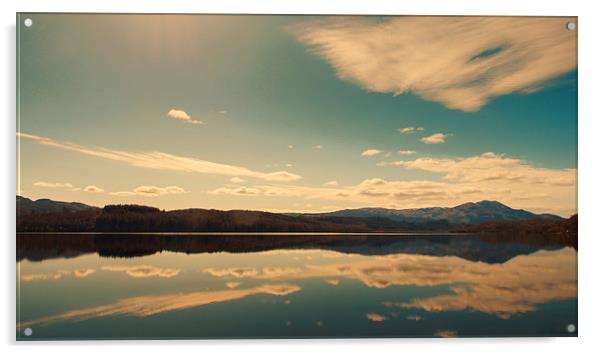  Loch Venachar Acrylic by Tommy Dickson