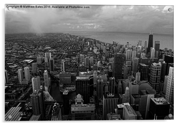  Willis tower view Acrylic by Matthew Bates
